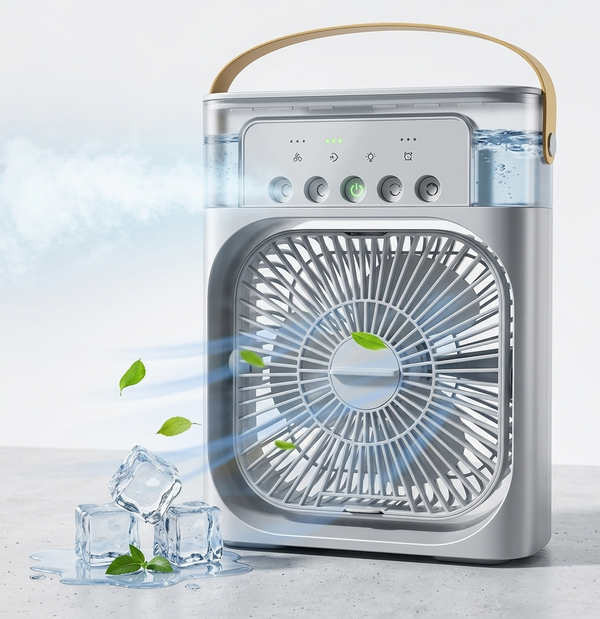 Cooling Fan With Ice